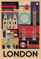 CLEMENTONI Puzzle Style in the City: London 1000 darab