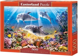 500 darabos puzzle – Dolphins Underwater