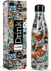 Urban termosz graffiti mintával