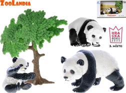 Zoolandia panda kölykökkel és kiegészítőkkel – állatkerti figura szett