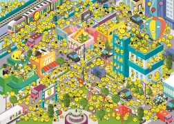 500 darabos Puzzle Hol van Smiley?