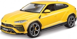 Lamborghini Urus sárga autó modell 1:18
