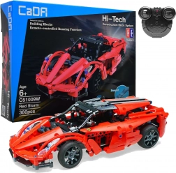 CaDA RC sportautó Red Storm építőkészlet 32 cm, 380 darab