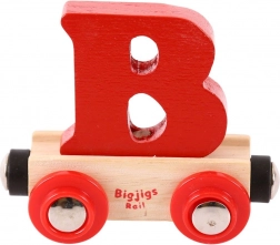 Fa vagon B betűvel – BIGJIGS RAIL