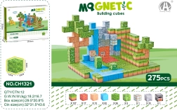 3D mágneses kockák – 275 darabos készlet
