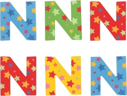 Bigjigs Toys csillagos fa betű N