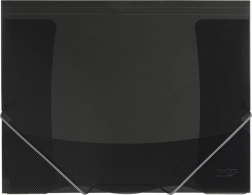 ELECTRA gumis mappa, szürke, fémes hatás