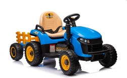 Akkumulátoros traktor kék színben
