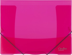 Opaline gumis mappa piros A4