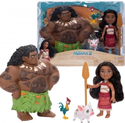 DISNEY VAIANA 2 figurakészlet – Vaiana és Maui Voyager Petite