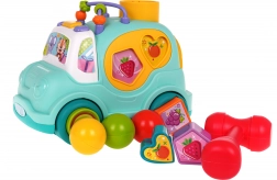 Interaktív válogató busz zenével és fényekkel