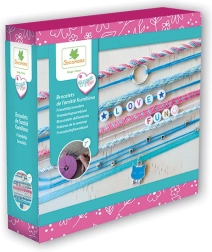 Kreatív készlet Kumihimo karkötők készítéséhez