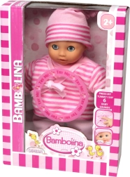 Interaktív Bambolina baba 20 cm