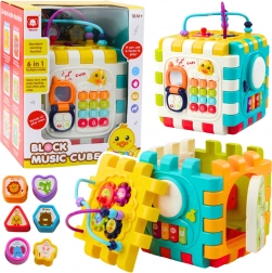 Interaktív zenei oktató kocka a legkisebbeknek