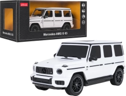 Mercedes-AMG G 63 fémmodell 1:24 méretarányban, fehér, RASTAR