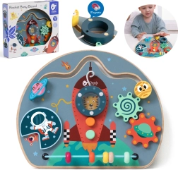 Fa foglalkoztató tábla rakéta 6 az 1-ben – CLASSIC WORLD