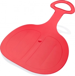 Műanyag pingvin csúszka – piros hóbob fogantyúval