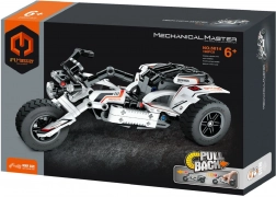 Visszahúzós meghajtású trike motor építőkészlet, 198 darab