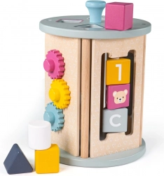 BIGJIGS TOYS motorikus aktivitási henger FSC fából