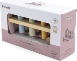 VIGA PolarB fa kalapáló pad lisztális Montessori kalapáccsal