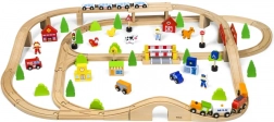 fából készült vonatpálya, 90 darab
