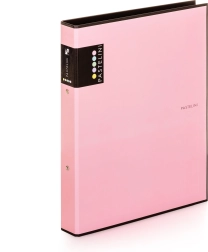 A4-es laminált 2-gyűrűs mappa Pastelini Rózsaszín