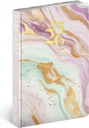 NOTIQUE Petito napló - Rózsaszín márvány