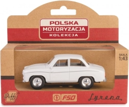 guruló modell PRL Syrena 104 fehér 1:43 die-cast
