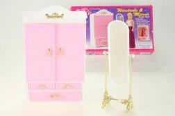 Glorie babaruhás szekrény és tükör