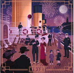 Ravensburger négyzet alakú puzzle Art & Soul: Titanic 750 darab