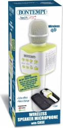 Vezeték nélküli mikrofon védőtokkal és hangváltóval