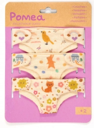 djeco textil pelenkaszett babáknak (3 db)