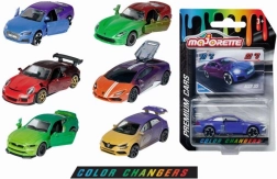 Színváltós Color Changers kisautók 7,5 cm – 6 modell