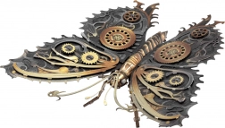 3D puzzle Steampunk pillangó