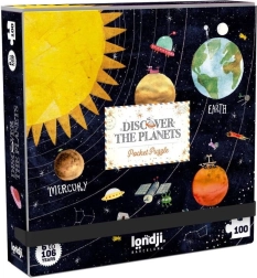 Kapesní puzzle Felfedezni a bolygókat Londji - 100 darabos