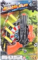 Habszivacs lövedékes játékpisztoly gyerekeknek