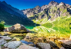 1500 darabos puzzle – Morskie Oko napfelkelte, Tátra
