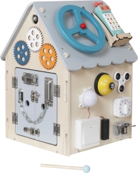 Fejlesztő tábla házikó gyerekeknek 2Kids Toys – Szürke