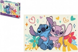 Dino puzzle Stitch és Angel 24 darabos