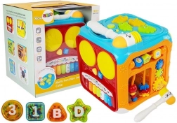 Interaktív oktató kocka hangokkal és fényekkel