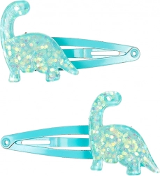 Dinosaurusszal díszített hajcsatok gyerekeknek