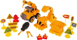 Építőipari járművek kiegészítőkkel