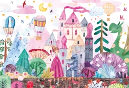 Puzzle matricákkal Kastély 250 darab