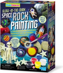 4M Kőfestő készlet Világító Űr a sötétben