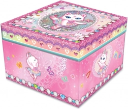 Zenei ékszerdoboz Cica Balett-táncos