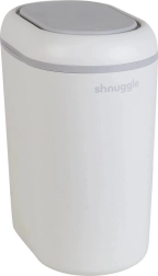 Shnuggle Eco Touch pelenkatároló kosár fehér/szürke