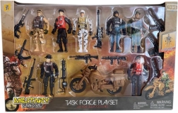 Nagy STARX katonai készlet motorkerékpárral