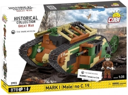COBI Mark I (Male) tank építőkészlet – 878 elem