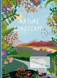 Iskolai füzet A4, sima, 20 lap, Természet