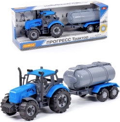 Progress traktor tartálykocsival